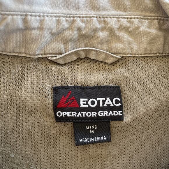EOTAC Operator Grade Men’s M Tactical Shirt Khaki Vented Back Concealed Carry Ut - Picture 5 of 14